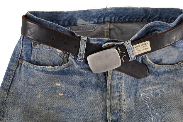Vintage Works(ヴィンテージワークス) DH5737 　～38mm LEATHER BELT CHASIN～