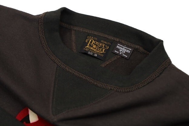 FREEWHEELERS(フリーホイーラーズ)～"Devil Dog" DOUBLE V SWEAT SHIRT BLACK～