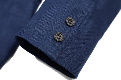 WORKERS(ワーカーズ)～IVY Blazer, French Linen Herringbone Navy～