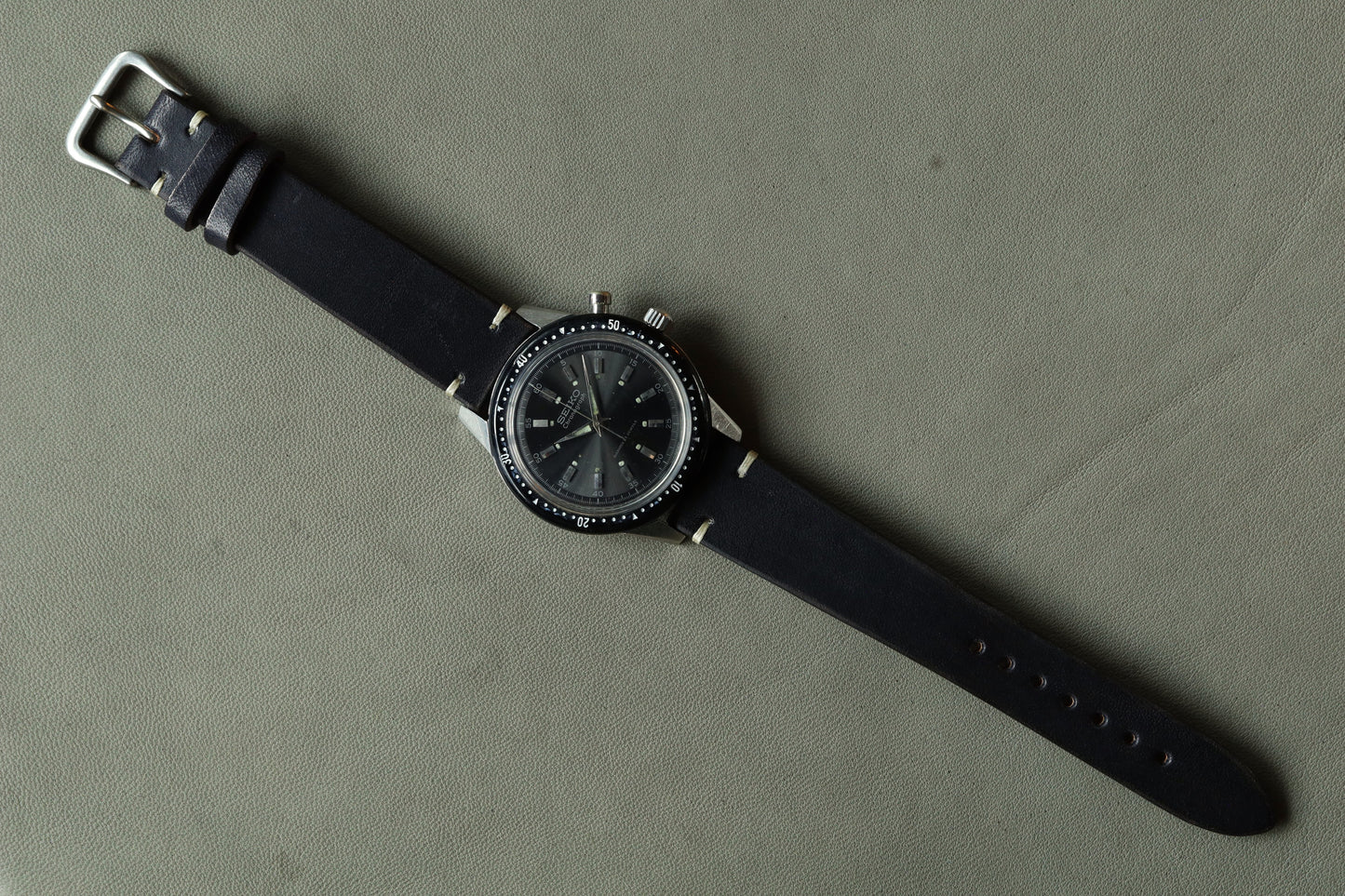 VASCO（ヴァスコ） ～ LEATHER WATCH BAND ～ Black