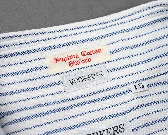 WORKERS(ワーカーズ)～Modified BD, Supima OX Matilda Stripe～