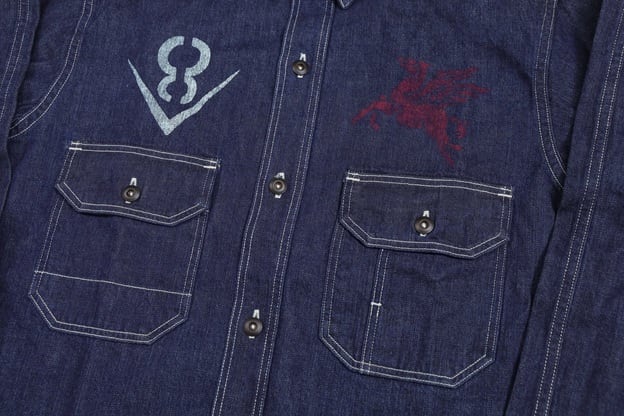 FREEWHEELERS(フリーホイーラーズ)～HOTRODDER CUSTOM "V8 ROADSTER" Birner MECHANIC SHIRT～