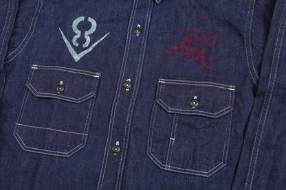 FREEWHEELERS(フリーホイーラーズ)～HOTRODDER CUSTOM "V8 ROADSTER" Birner MECHANIC SHIRT～