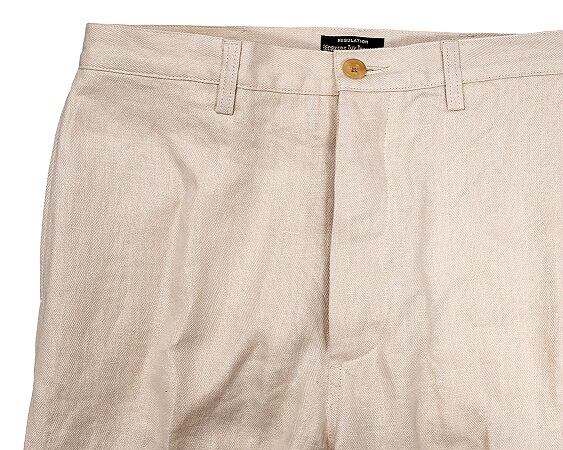 WORKERS(ワーカーズ)～IVY Trousers, French Linen Herringbone, Ecru～