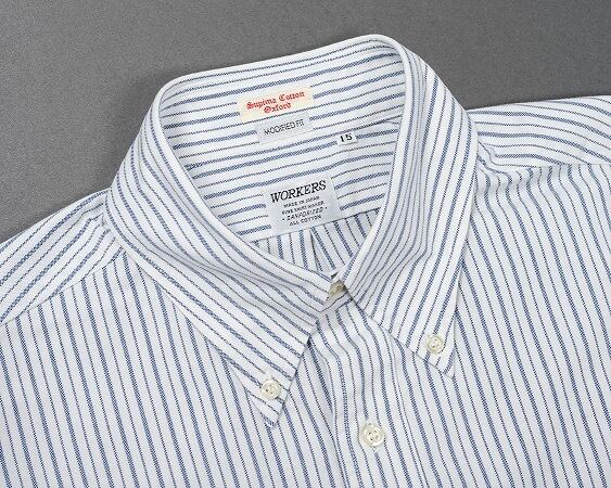 WORKERS(ワーカーズ)～Modified BD, Supima OX Matilda Stripe～