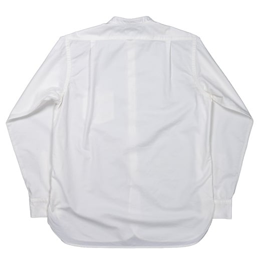 WORKERS(ワーカーズ)～Band Collar Shirt, Supima OX, White～
