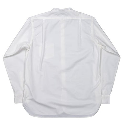 WORKERS(ワーカーズ)～Band Collar Shirt, Supima OX, White～