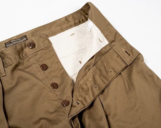 WORKERS(ワーカーズ)～Officer Trousers RL Fit, USMC Khaki～
