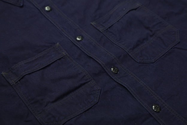 FREEWHEELERS(フリーホイーラーズ)～"Peace Valley" SHORT SLEEVE SHIRT NAVY～