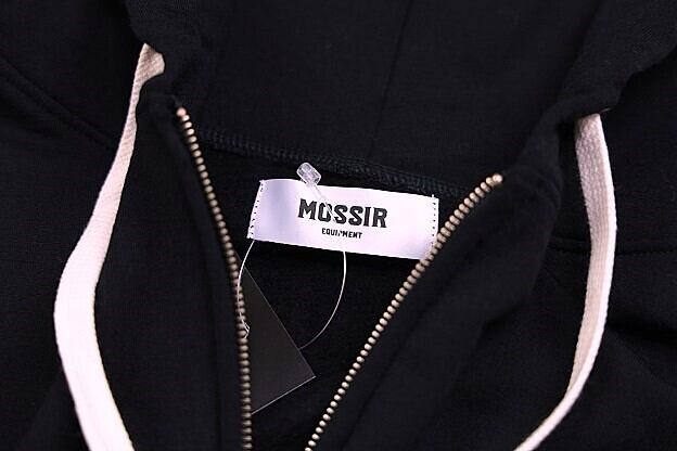 MOSSIR(モシール)～"Pos" Zip Foodie Sweat BK～