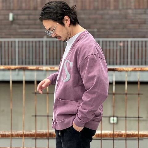 Sugar&Co.(シュガーアンドカンパニー)～WASHABLE MAX CARDIGAN BURGUNDY～