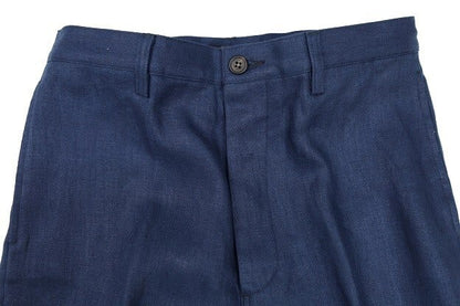 WORKERS(ワーカーズ)～IVY Trousers, French Linen Herringbone, Navy～