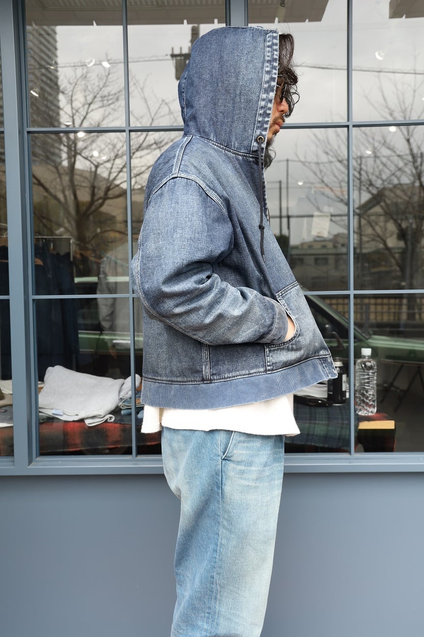 Sugar&Co.(シュガーアンドカンパニー)～Denim Windproof Hoodie Worker's Wash～