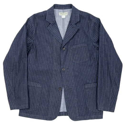 WORKERS(ワーカーズ)～Lounge Jacket, Indigo Herringbone～