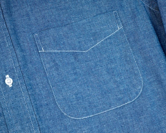 WORKERS(ワーカーズ)～6 Button BD, Chambray～