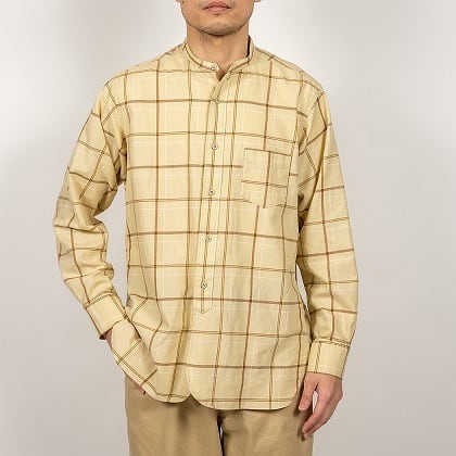 WORKERS(ワーカーズ)～Band Collar Shirt～