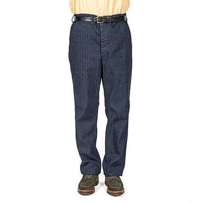 WORKERS(ワーカーズ)～Officer Trousers, Regular, Type 2, Indigo Herringbone～