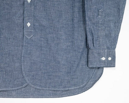 WORKERS(ワーカーズ)～Band Collar Shirt, Indigo Chambray～
