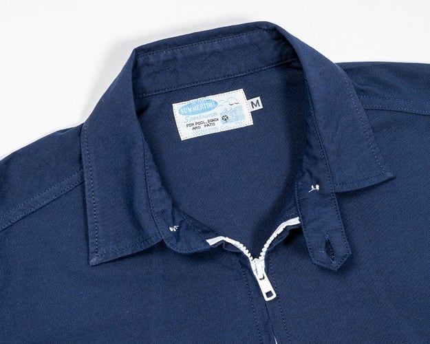 WORKERS(ワーカーズ)～Swing Top, Combed OX, Solid Navy～