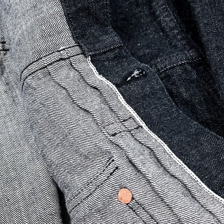 WORKERS(ワーカーズ)～Lot 806XH, Full-Back, 13.7 oz, Black Raw Denim～