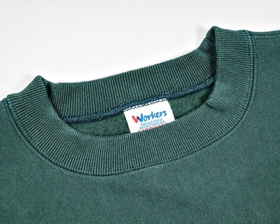 WORKERS(ワーカーズ)～Trico Tag Sweat, Crew, DM Green～