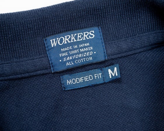 WORKERS(ワーカーズ)～Modified Fit Polo Navy～