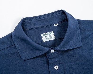 WORKERS(ワーカーズ)～Shirt Polo, Supima OX Navy～
