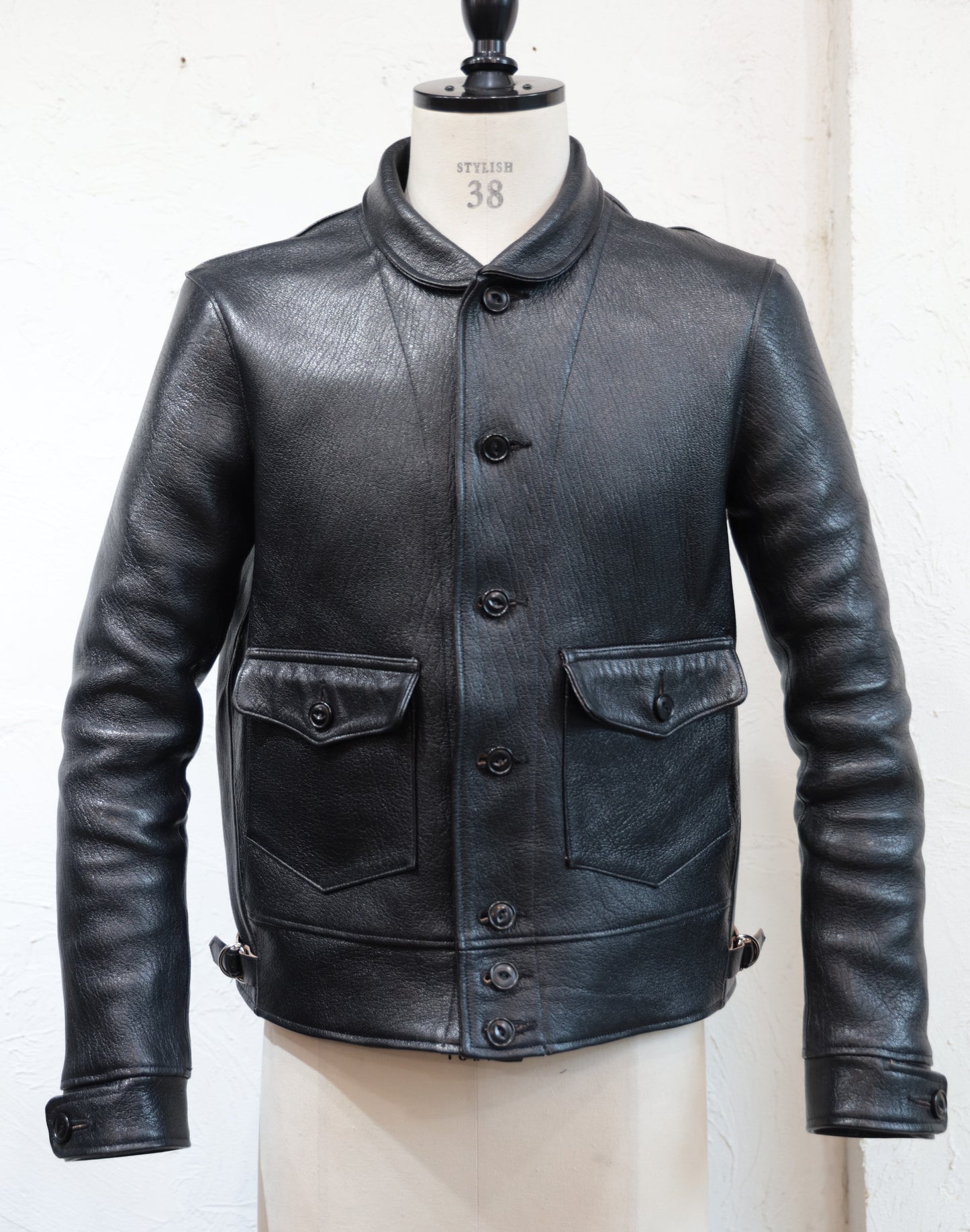 FINE CREEK & CO(ファインクリークアンドコー)～Joseph Jacket Goat Black～