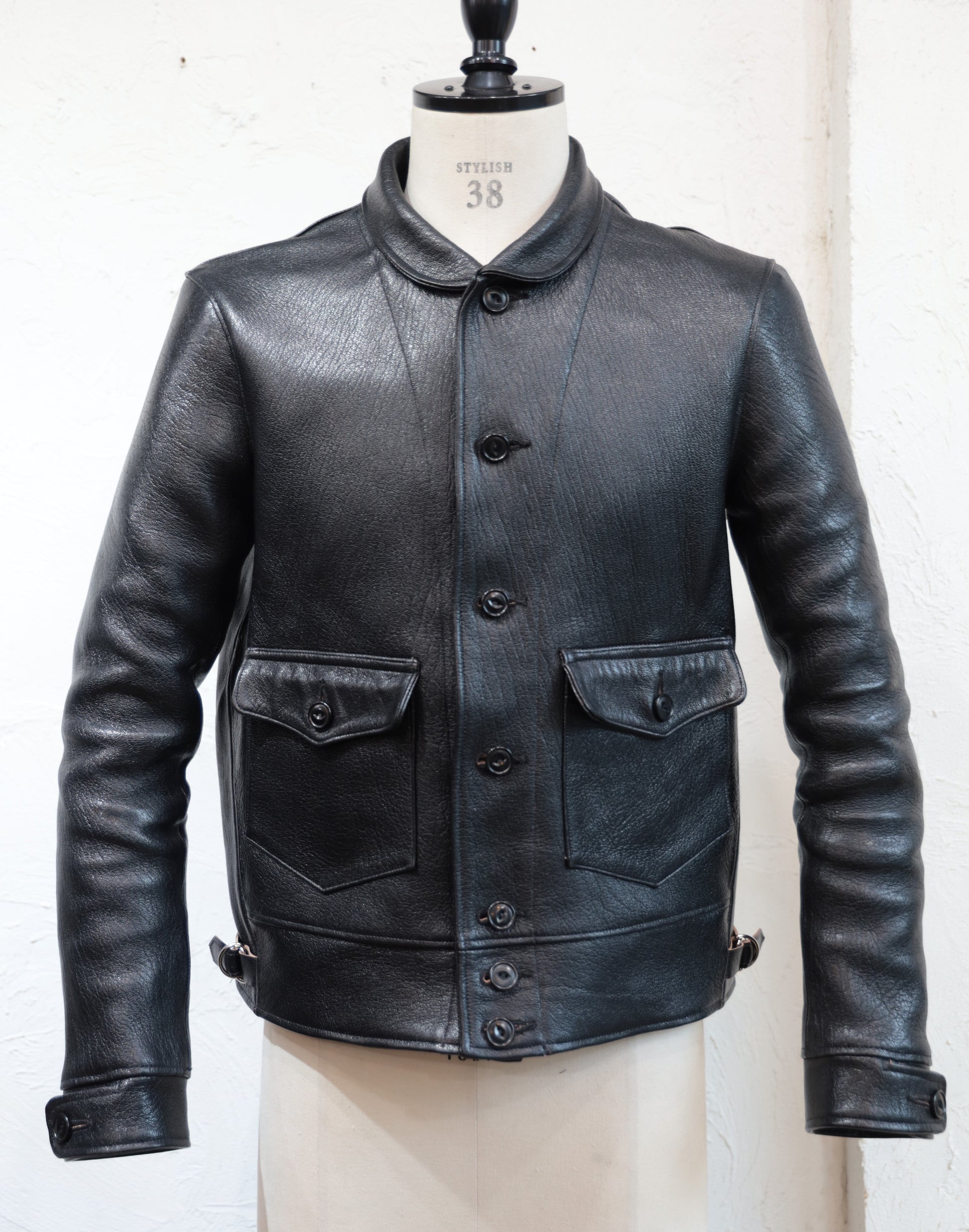FINE CREEK & CO(ファインクリークアンドコー)～Joseph Jacket Goat Black～