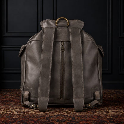 VASCO(ヴァスコ)～LEATHER ARMY RUCKSACK GRAY～