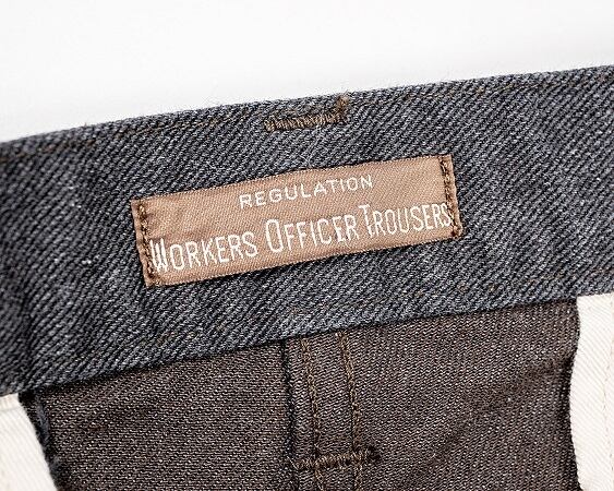 WORKERS(ワーカーズ)～Officer Trousers,Regular Fit, Cotton Serge～