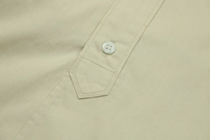 WORKERS(ワーカーズ)～Band Collar Shirt, Poplin, Beige～