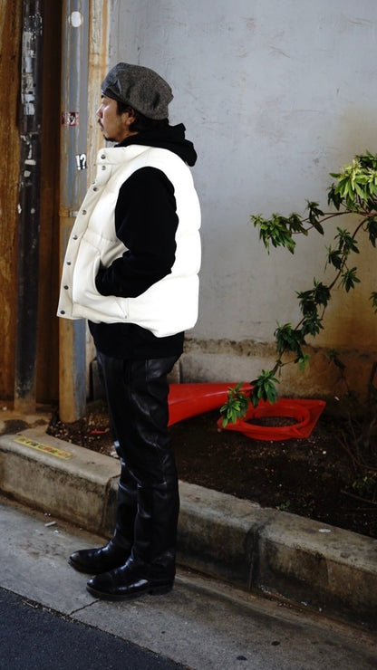 FINE CREEK & CO(ファインクリークアンドコー)～Law Deerskin Vest White～