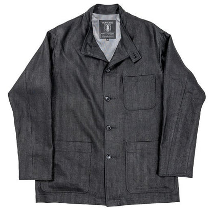 WORKERS(ワーカーズ)～Forestier French Linen Herringbone, Black～