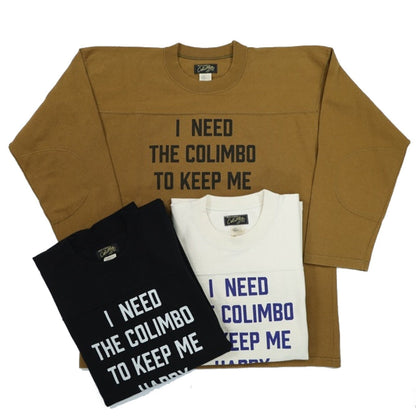 COLIMBO(コリンボ)～Yonkers Football Tee "HAPPINESS SLOGAN"～