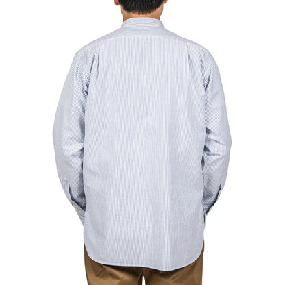 WORKERS(ワーカーズ)～Band Collar Shirt, Supima OX, Stripe～