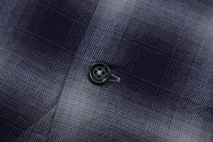 COLIMBO(コリンボ)～Modest Open Collar Shirt "Indigo Ombre Check"～