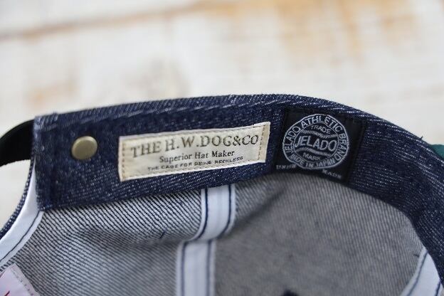 H.W.DOG×JELADO～DENIM B.B.Cap "J"～
