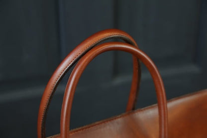 VASCO(ヴァスコ)～LEATHER SADDLE TOTE BAG CAMEL～