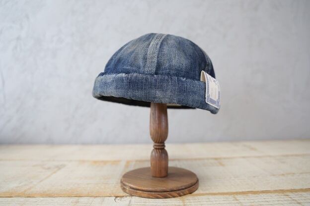 THE H.W.DOG & Co.(ドッグアンドコー)～WASH DENIM ROLL CAP INDIGO～