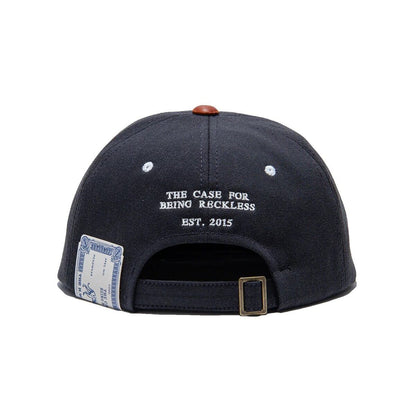 THE H.W.DOG & Co.(ドッグアンドコー)～2 TONE LEATHER COTTON CAP - Navy～
