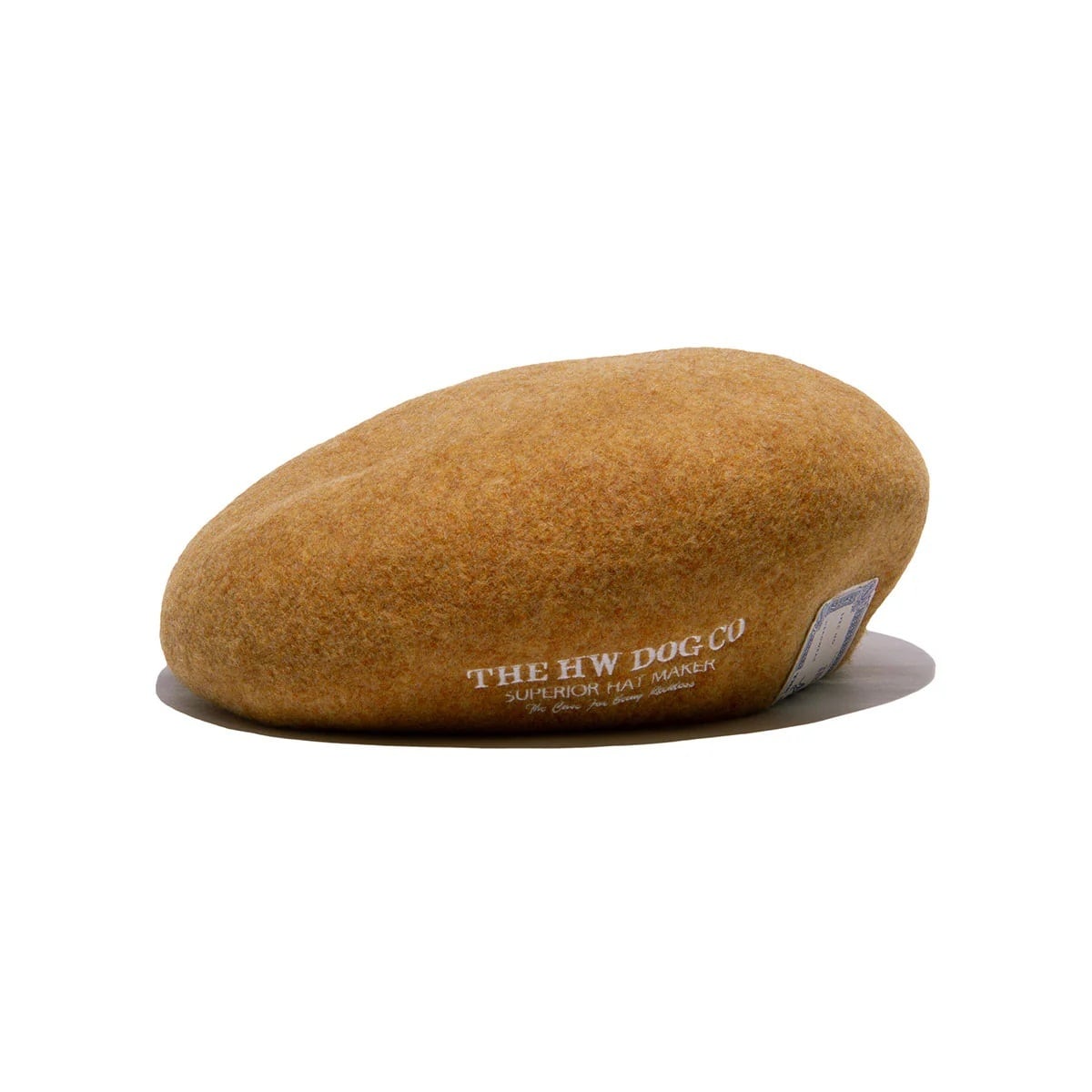 THE H.W.DOG & Co. (ドッグアンドコー) ～EMBROIDERY BIG BERET - Yellow gold～
