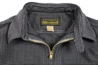 CUSHMAN(クッシュマン)～HOUND TOOTH HARFZIP WORK SHIRTS～