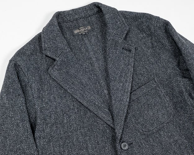 WORKERS(ワーカーズ)～Lounge Jacket, Twisted Herringbone Tweed～