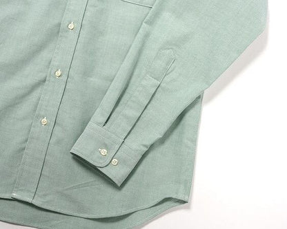 WORKERS(ワーカーズ)～Modified Wide Spread Shirt, American Sea Island Cotton OX, Green～