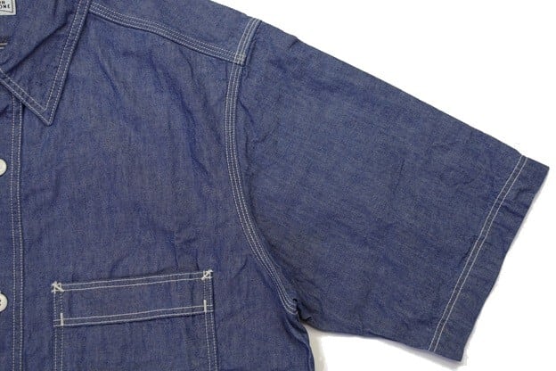 FREEWHEELERS(フリーホイーラーズ)～"Peace Valley" SHORT SLEEVE SHIRT INDIGO～