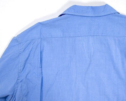 WORKERS(ワーカーズ)～Open Collar Shirt, Blue Broadcloth～
