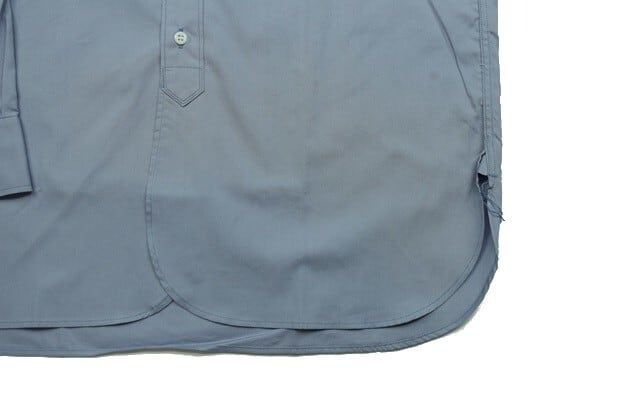WORKERS(ワーカーズ)～Band Collar Shirt, Poplin, Blue Grey～
