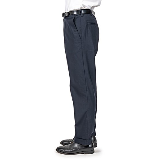 WORKERS(ワーカーズ)～Moonglow Trousers 21, Combat Wool Tropical, Navy～