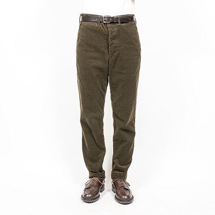 WORKERS(ワーカーズ)～Officer Trousers Slim, Type 3 Corduroy Dark Brown～